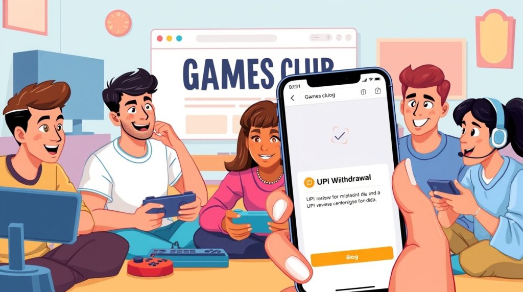 upi withdrawal games club